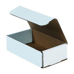 50 9″ x 5″ x 3″ White Corrugated Mailers Die Cut Tuck Flap Boxes Free Shipping
