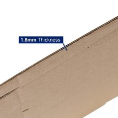 50pcs 8.7 “x 4.3” x 1 “(22x11x2.5cm) thickness 1.8mm aircraft box corrugated