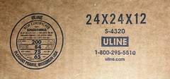 24″ x 24″ x 12″ Cardboard Corrugated Box