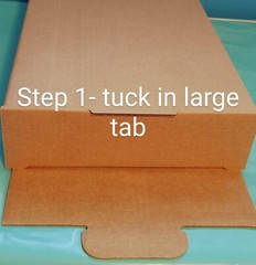 200 9x6x3 Boxes Shipping Packing Cardboard Corrugated Reusable Tapeless EasyFold