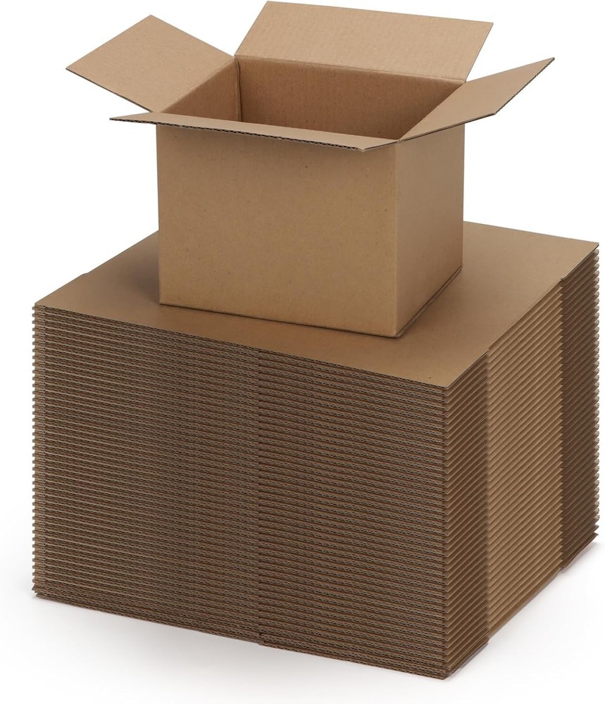 40 Pack 4x4x3 Shipping Boxes Corrugated Cardboard Mailers Packing Moving Box