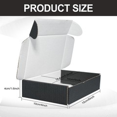 60 Packs Shipping Boxes Cardboard Corrugated Mailer Boxes 6 x 4 x 1.6 Inches …