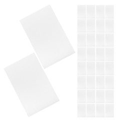 200Pcs White Packing Cushion Sleeves for Fragile Glass and Dish Storage