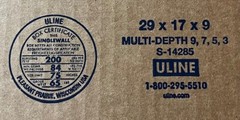 29″ x 17″ x 9″ Cardboard Corrugated Box – SINGLE BOX
