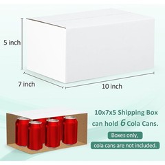 30 Pack Durable Cardboard Shipping Boxes Small Items & Gifts Packaging New
