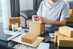 Small Shipping Boxes Corrugated Cardboard For Packaging Business Brown 50 Pack