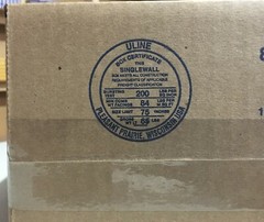 SHIPPING BOXES – 9 x 6 x 3″ Corrugated Boxes, 200 lb. test, Pack of 5