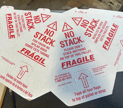 MacNeil Automatic No Stack 138-9-004 Fragile Cones 8 x 8 x 10 (Box of 100) NEW