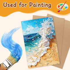 50 Pack 4X6 Corrugated Cardboard Sheets, Flat Cardboard Paper Inserts for Shippi