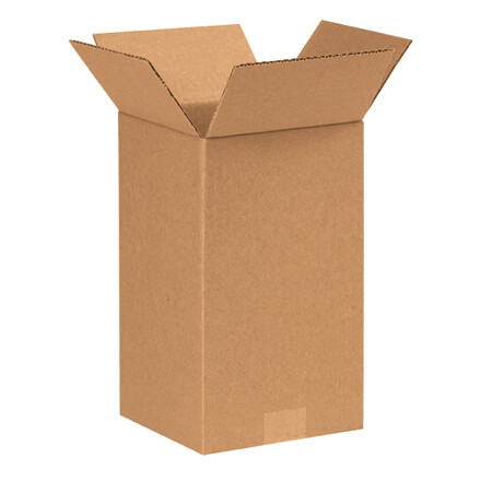 7 x 7 x 12″ Tall Corrugated Boxes, ECT-32 Brown Shipping/Moving Boxes 25 Boxes