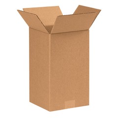 7 x 7 x 12″ Tall Corrugated Boxes, ECT-32 Brown Shipping/Moving Boxes 25 Boxes