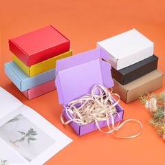 6 x 6 x 2 Inch Shipping Boxes, 30 Pcs Hard Corrugated Cardboard Box, Brown