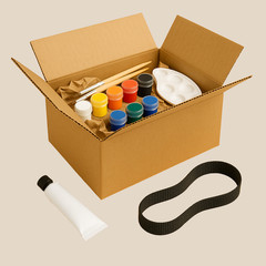 50 Pack 10x5x5 32ECT Corrugated Shipping Boxes| Cardboard Mailing Packing Carton