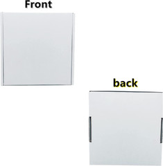 6x6x2 inch Small White Mailers Boxes Pack of 35 Recyclable Corrugated Gift Box