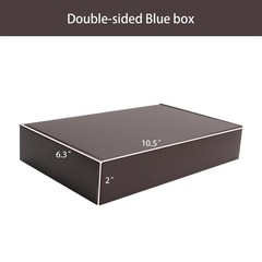 Brown Shipping Packaging MEIANJU L10.5xW6.3xH2 inch Hard Corrugated Cardboard