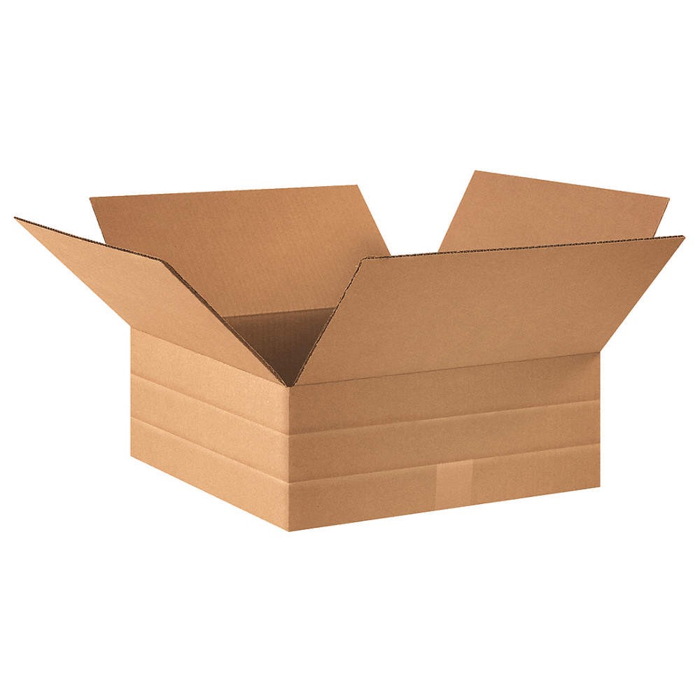 GRAINGER APPROVED 55VH23 PK 25 Shipping Box,16x16x6-2 in 55VH23