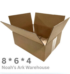 8x6x4 Cardboard Paper Boxes Mailing Packing Shipping Box Corrugated 20 Pack