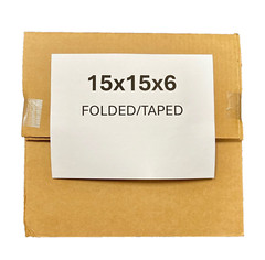 15″ x 15″ x 6″ Cardboard Corrugated Box – SINGLE BOX