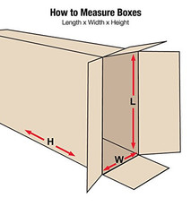 Kraft Side Loading Cardboard Shipping Boxes 30″x5″x30″ – Pack of 10