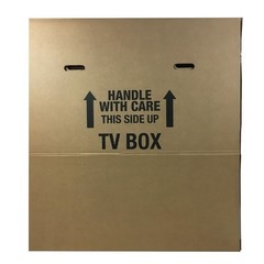 TV Moving Box 56-70 inch Flat Panel TVs Durable Adjustable Packing Solution New