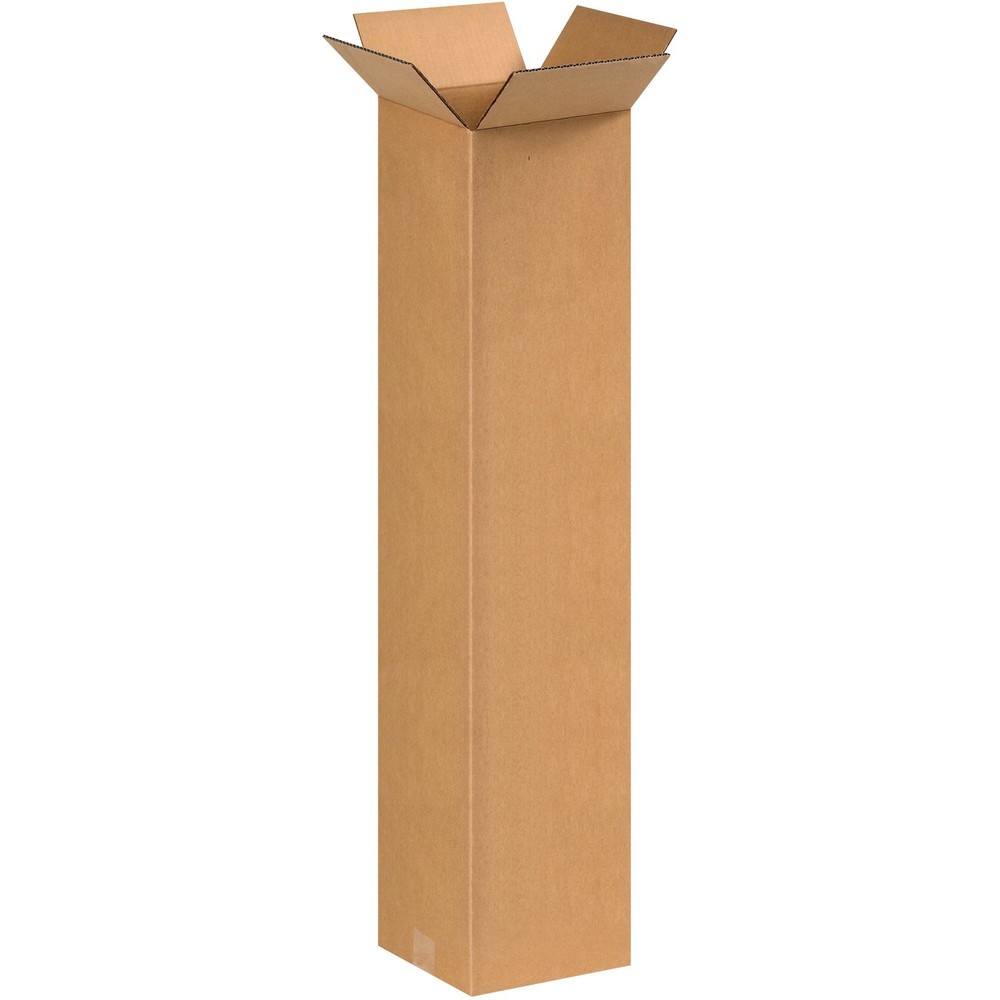 PARTNERS BRAND 8x8x36 Tall Corrugated Boxes, Tall, 8L x 8W x 36H, Pack of 25 …