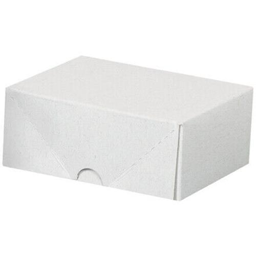 4 3/4 x 3 1/2 x 2″ Stationery Folding Cartons, White 200/Case