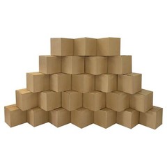 UOFFICE Corrugated Boxes 16″ x 16″ x 16″ Cube Boxes For Shipping
