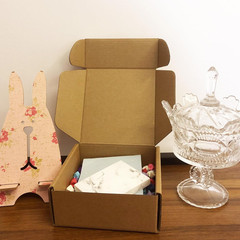 5X5X2 Inches Shipping Boxes Set of 25, Brown Corrugated Mailing Cardboard Box Li
