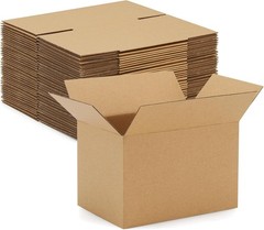 Brand New 6x4x4 Shipping Boxes 30-Pack Brown Cardboard Mailers for Small Busi…