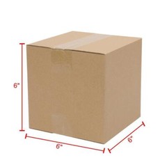 100 6x6x6 PREMIUM Cardboard Paper Boxes Mailing Packing Shipping Box