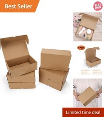Versatile 6 Pack 9x6x3 Inch Mailer Boxes – Secure Closure for Shipping & Gifts