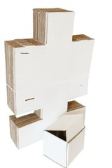 100 – 6x6x6 White Corrugated Shipping Packing Box Boxes Mailers