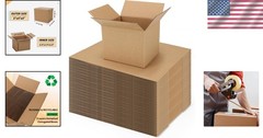 Brand New Mailer Box 5x4x4 Brown 40 Pack