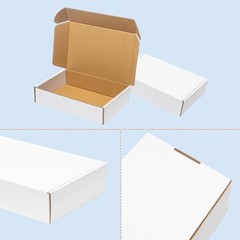 White Corrugated Mailers MANY SIZES 20-60 Pack Shipping Packing Boxes Box Mailer