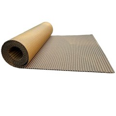 2 Rolls 14″x144″ Corrugated Cardboard Wrap B Flute Paper for Packing & DIY