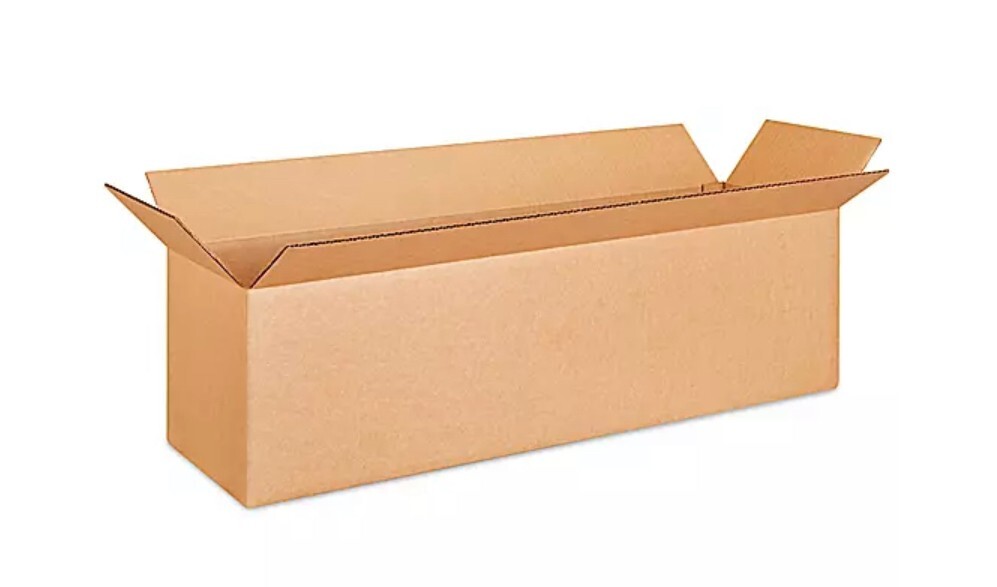 36″ x 8″ x 8″ Cardboard Corrugated Box – SINGLE BOX – LONG