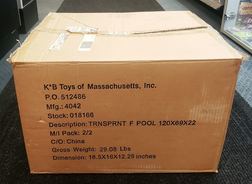 GENUINE AUTHENTIC – KB Kay Bee TOYS INC – SHIPPING BOX – 18.5X16X12.25″ INCH