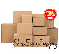 100 8x6x4 Corrugated Shipping Boxes – 100 Boxes Free Shipping New Moving Packing