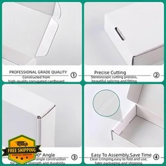 Czofnjesi 6x6x2″ White Mailer Boxes 35 Pack