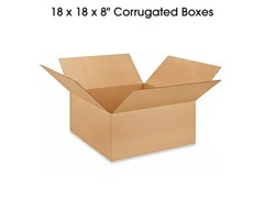 18 x 18 x 8″ Corrugated Boxes – 25 Boxes – Fast Shipping – Brand New.