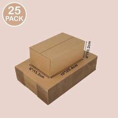 Brand New Shipping Boxes 10x6x4 Inch Cardboard 25 Pack