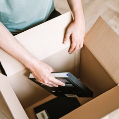 UBMOVE Small Moving Boxes (25 Pack) Size: 16x10x10″ Packing Cardboard Box