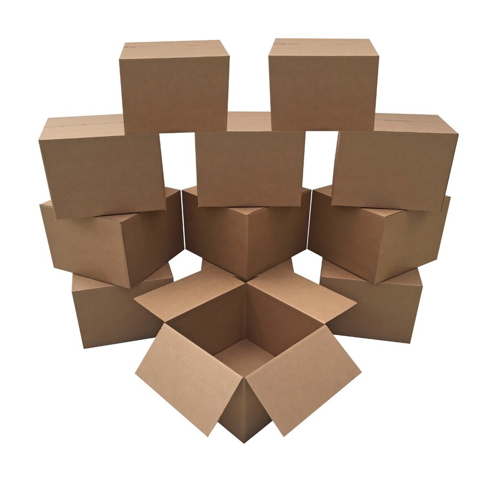 UBMOVE 12 Large Corrugated Moving Boxes 20 x 20 x15″
