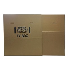 TV Moving Box 56-70 inch Flat Panel TVs Durable Adjustable Packing Solution New