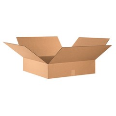 24x24x6 Flat Corrugated Boxes, Flat, 24L x 24W x 6H, Pack of 10 | Shipping, P…