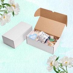 Brand New 25 Pack 12x6x4 White Small Shipping Boxes for Packaging Small Business