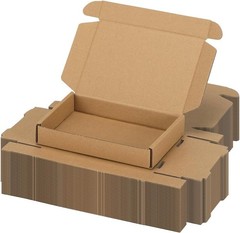 6x4x1 inch Shipping Boxes Set of 30 Brown, Inner Size 5.6×3.6×0.6 inch Cardbo…