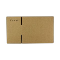 40 6x3x2 “EcoSwift” Brand Cardboard Box Packing Mailing Shipping Corrugated