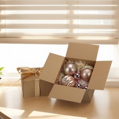 40-Pack 7x7x5 inch Brown Corrugated Cardboard Shipping Boxes for Packing
