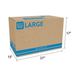 (10 pack) Pen+Gear Large Moving Boxes, 27L x 15W x 17H, Kraft